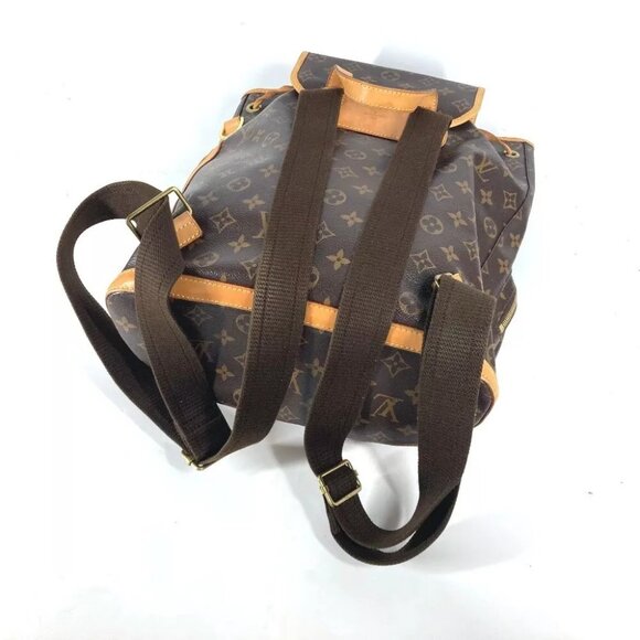LOUIS VUITTON M40107 Monogram Sac Ado-Bosphore backpack bag Brown authentic - Picture 16 of 16